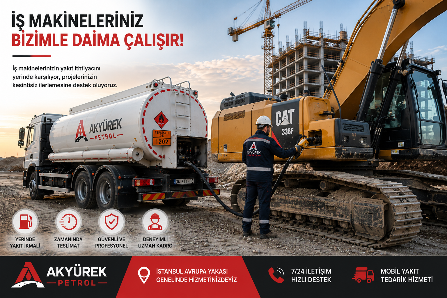 İş Makinesi Yakıt Tedariği
